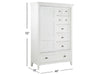 Heron Cove - Door Chest - Chalk White Magnussen Furniture