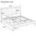 Modern Sled Platform Bed Frame With Slats Hearth and Haven