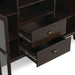 Artisan - Tall TV Media Stand - Dark Chestnut Brown Simpli-Home