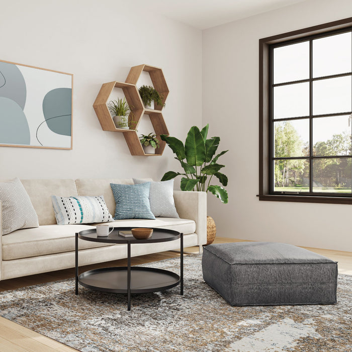 Brody - Large Square, Coffee Table Pouf Simpli-Home