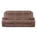 Lucius - Reclining Sofa With Manual Recline - Brown Global Furniture USA