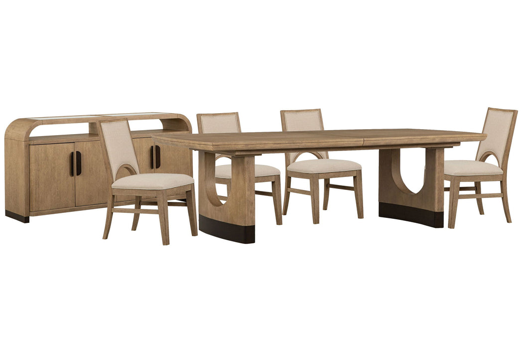 Tristan - Extendable Trestle Dining Table Set Magnussen Furniture