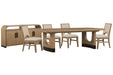 Tristan - Extendable Trestle Dining Table Set Magnussen Furniture