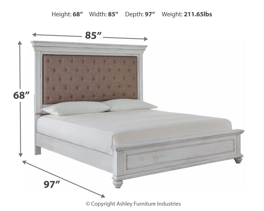 Kanwyn - Upholstered Panel Bed Benchcraft®