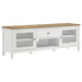 Evanston - 3 Piece 67" TV Stand - White Furniture Max