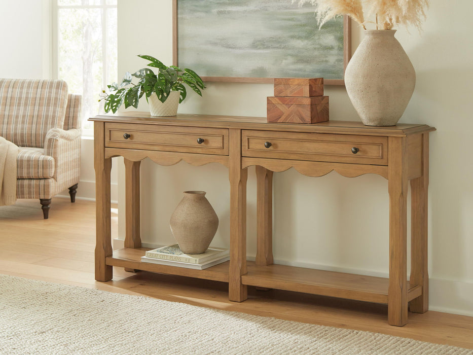 Whitmund - Console Sofa Table - Light Brown Signature Design by Ashley®