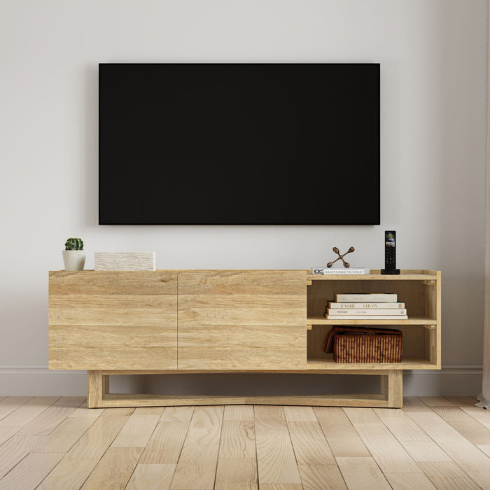 Harrow - TV Media Stand - Natural Simpli-Home