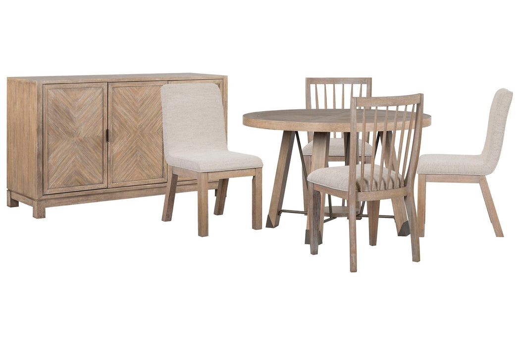 Ainsley - 48" Round Dining Table Set Magnussen Furniture