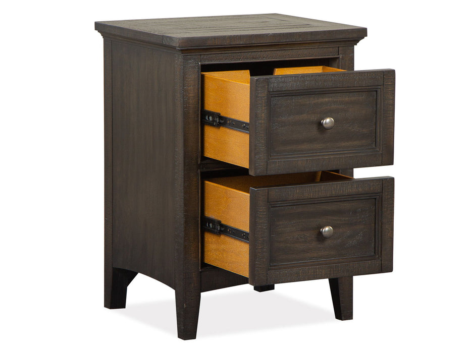 Westley Falls - Small Drawer Nightstand - Graphite Magnussen Furniture