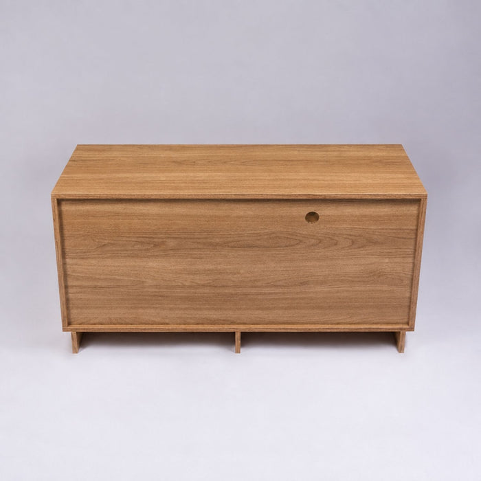 TV Stand For TVs Up To 45" With 1 Door, 1 Drawer, 1 Open Shelf - Oak Home Essentials