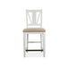 Heron Cove - Counter Chair With Upholstered Seat (Set of 2) - Chalk White Magnussen Furniture