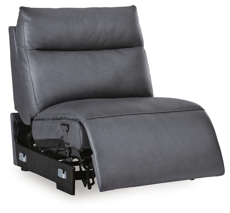 ModZ - Power Armless Recliner With Adjustable Headrest - Blue Benchcraft®