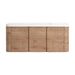 Wall Mounted Bathroom Vanity With Sink, 3 Soft Close Doors Home Essentials