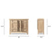 Rowan - 2 Door Accent Cabinet - Natural Jennifer Taylor Home