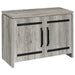 2 Door Accent Cabinet With Accents - Gray Furniture Max