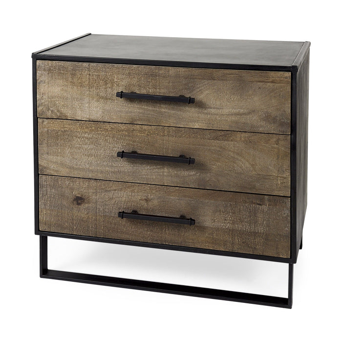 Accent Cabinet With Three Drawers - Black