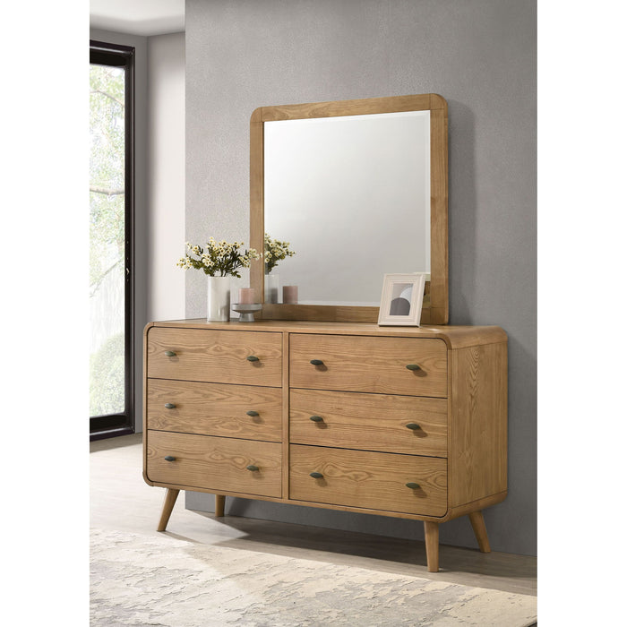Winston - 6 Drawer Dresser With Mirror Furniture Max
