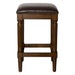 Square Stool With Upholstered Seat Home Essentials