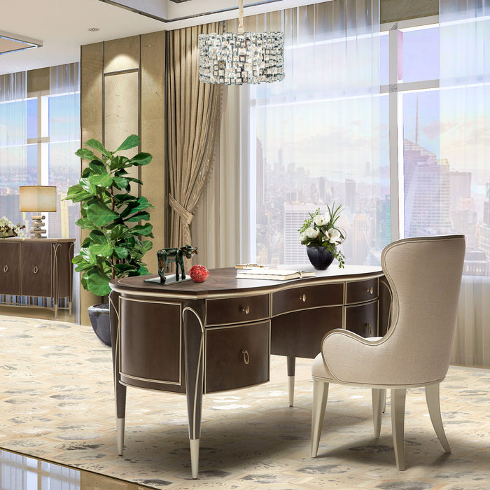 Michael Amini Lighting - Facets 6-Light Crystal Chandelier - Chrome Michael Amini