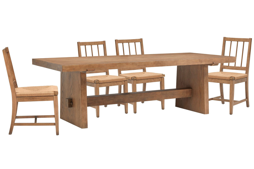 Lindon - Trestle Dining Table Set Magnussen Furniture