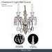 Michael Amini Lighting - Chambord Crystal Wall Sconce - Clear Michael Amini