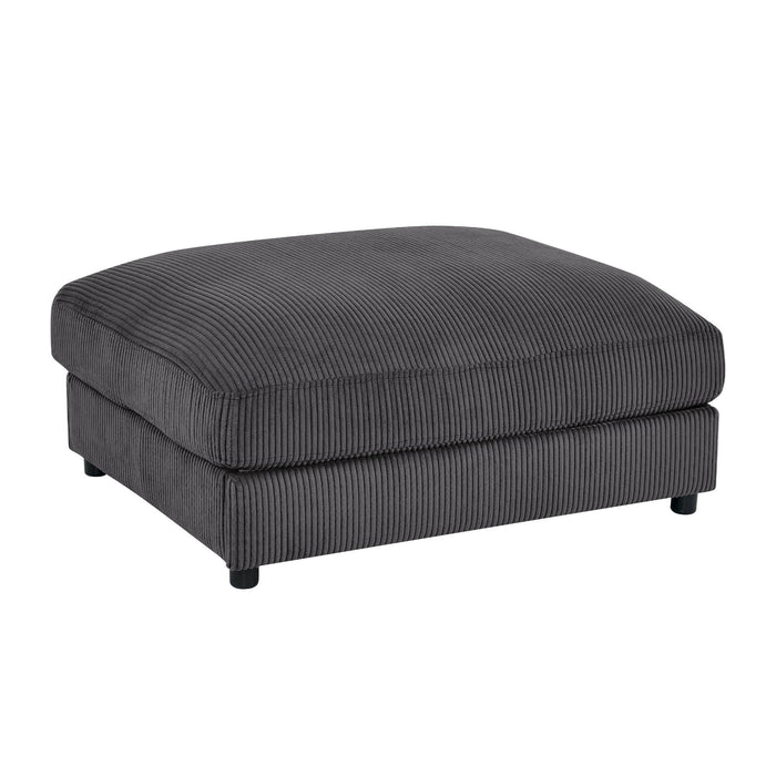 Upholstered Rectangle Ottoman Home Essentials