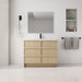 Freestanding Bathroom Vanity With Sink & 2 Soft Close Cabinet Doors Home Essentials