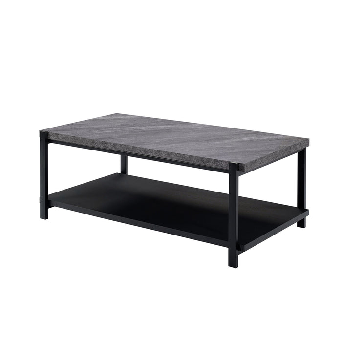Linea - 3 Piece Occasional Set (1 Coffee & 2 End Tables) - Dark Gray New Classic