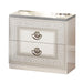 Aida - Nightstand - White / Silver Camelgroup Italy