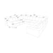 Upholstered Large Seating Modular Design Sectional Home Essentials