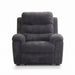 Manual Recliner Chair With 150° Recline, For Living Room - Dark Gray Home Essentials