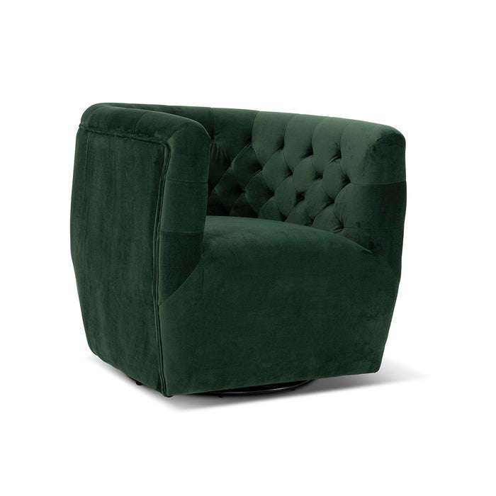 Delaney Swivel Chair - Green