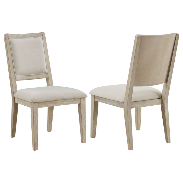 Verdugo - Cushioned Dining Chair (Set of 2) - White Washed Furniture Max