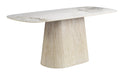 Nooka - Dining Table - White / Natural Zuo Modern