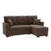 Sleeper Sectional With Pull Out Bed, Reversible Chaise Home Essentials