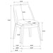 Hutchins - Dining Side Chair (Set of 2) - Gray / Brown Furniture Max