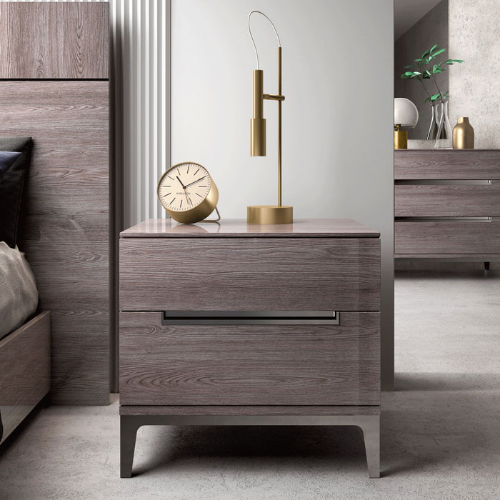 Viola - Nightstand - Purple Elm Status Italy