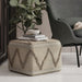 Sweeney - Upholstered Square Pouf Simpli-Home