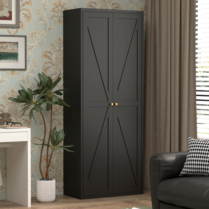Adjustable 2 Door Storage Cabinet With Adjustable Shelves Home Essentials
