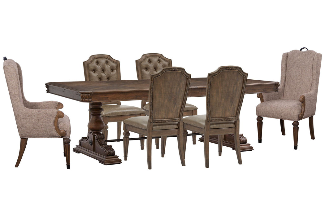 Durango - Extendable Trestle Dining Table Set Magnussen Furniture