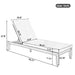 Adjustable Outdoor Patio Lounge Chair Chaise Lounge - Beige / Natural Hearth and Haven