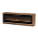 Portrait - Fireplace With Electric Insert - Sienna Brown Michael Amini