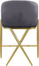 Xavier - Counter Stool with Gold Legs Meridian Furniture