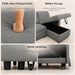 L - Shaped Convertible Sofa Bed With Storage Chaise Home Essentials