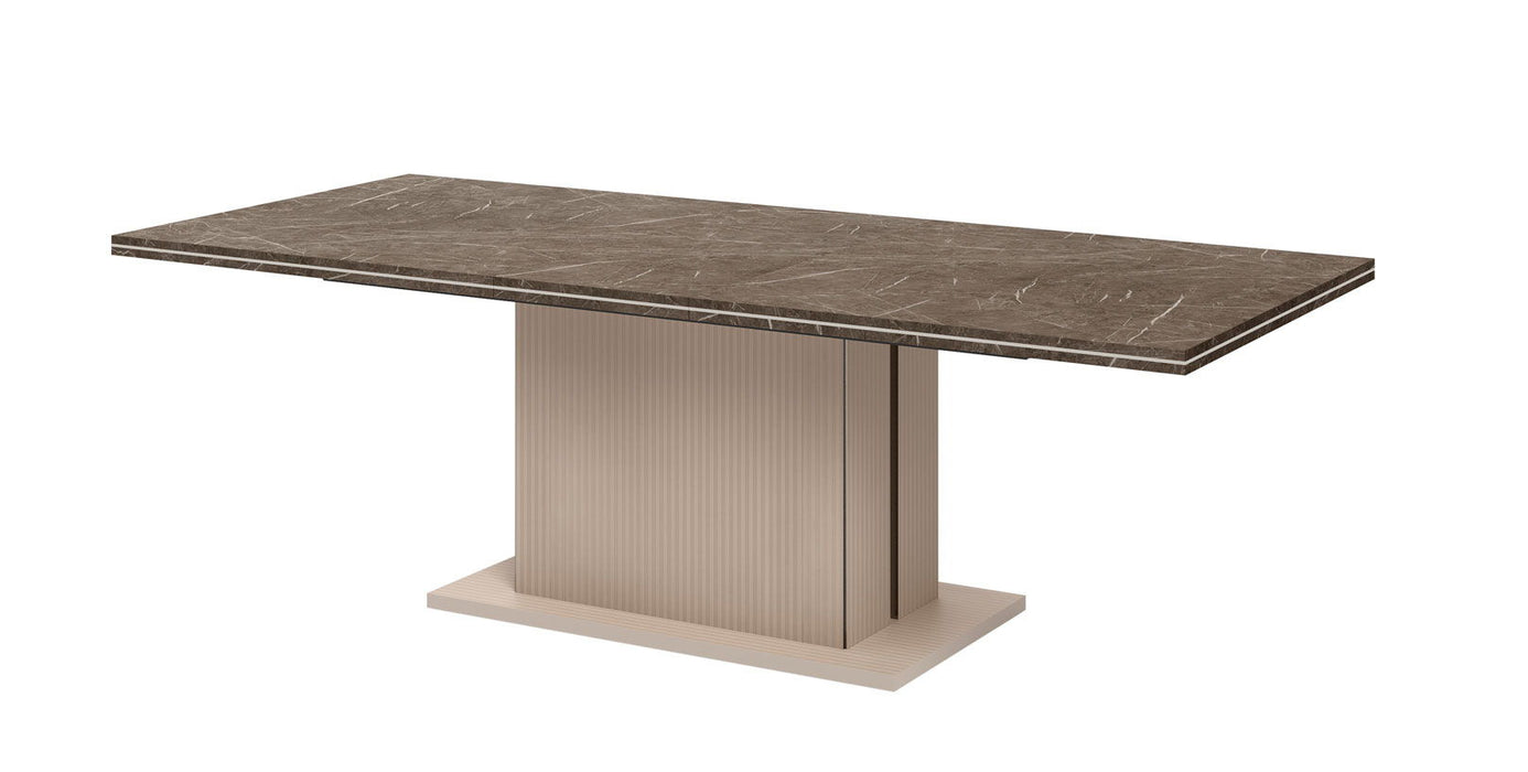 Fidia, Aris - Dining Table - Beige / Dark Brown Camelgroup Italy