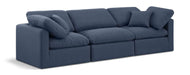 Indulge - Linen 3 Seat Modular Sofa Meridian Furniture