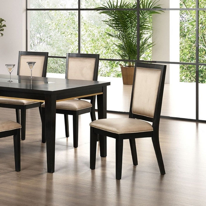 Dining Chairs With Accent Trim (Set of 2) - Espresso Home Essentials
