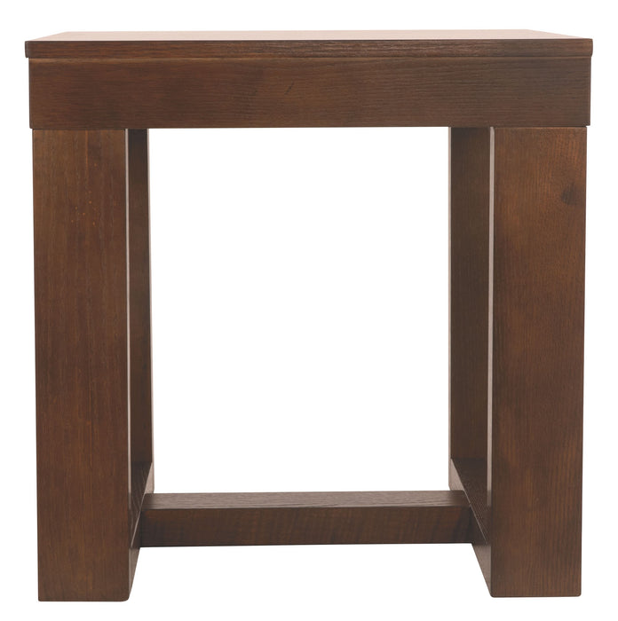 Watson - Square End Table - Dark Brown