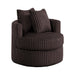Swivel Upholstered Accent Chair For Living Room Home Essentials