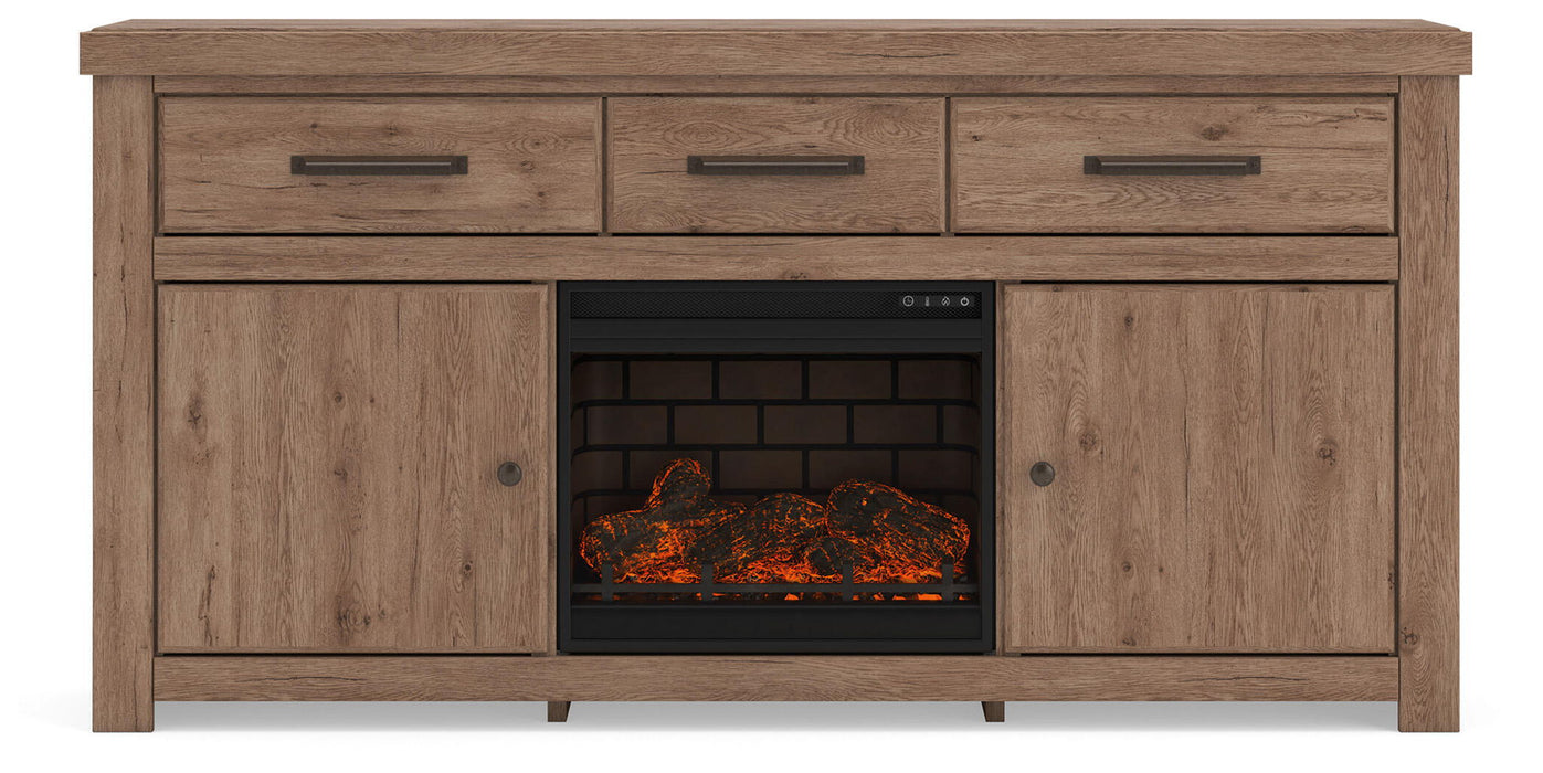 Garistyn - TV Stand With Fireplace Option Signature Design by Ashley®